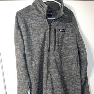 Men’s Large Gray Patagonia half zip